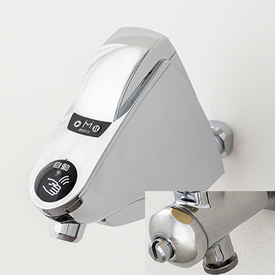 壁付水栓用 取替タイプ 水抜き止水栓付き